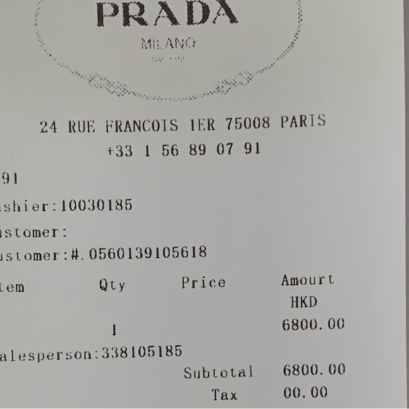 Prada milino blue and black - Picture 1 of 7